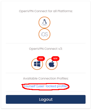 Yourself (user-locked profile)